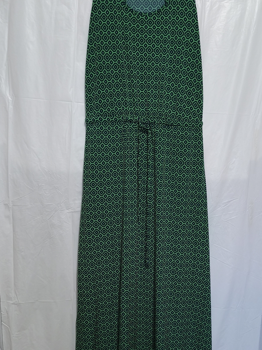 Banana Republic Green Geometric Tank Dress